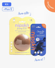 Kit Cubrepezones Pareja: Anti - Roce (Él) + Sin Adhesivo (Ella) - Nipskin® - Nipskin ES