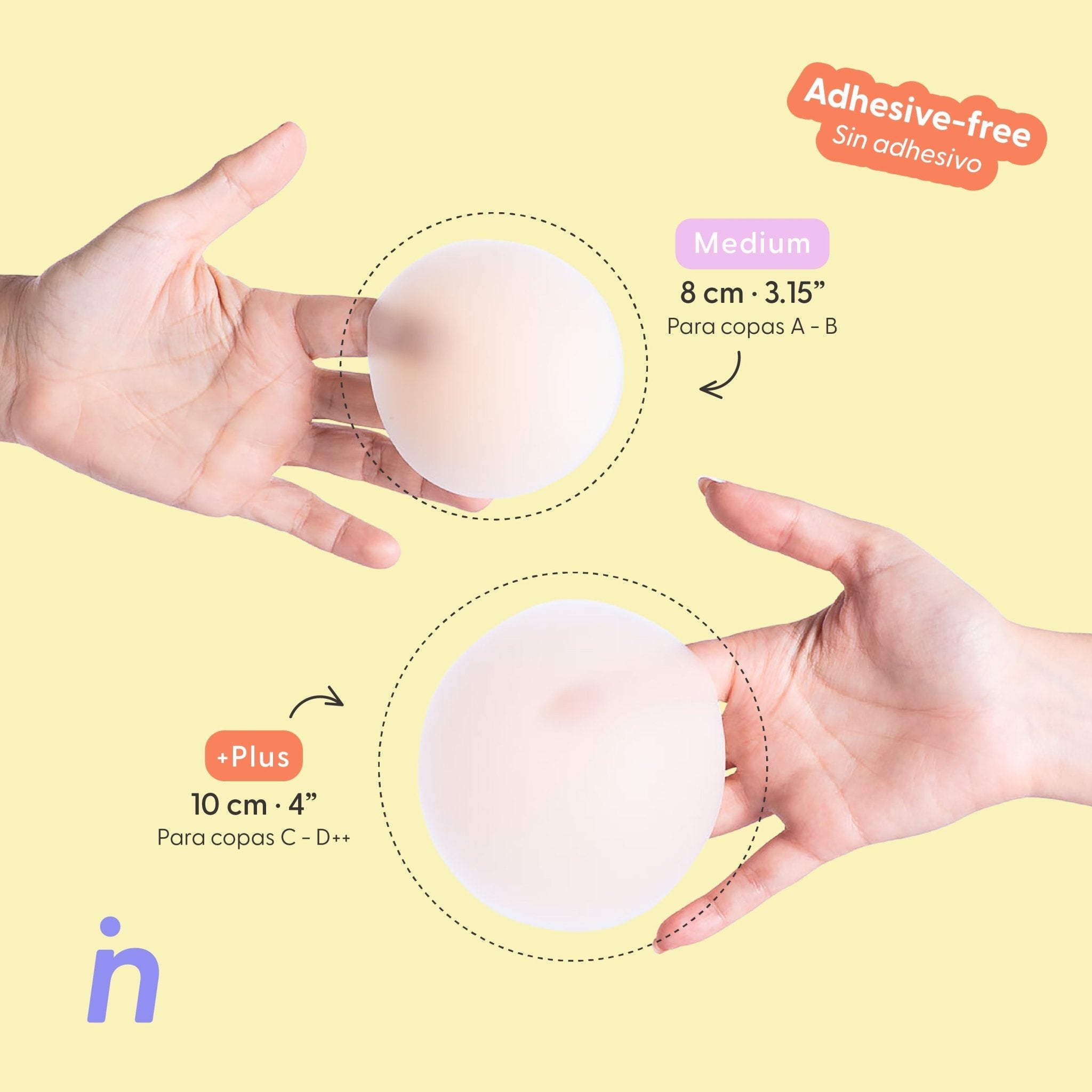 Kit Cubrepezones Pareja: Anti - Roce (Él) + Sin Adhesivo (Ella) - Nipskin® - Nipskin ES