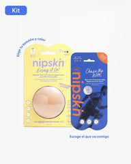Kit Cubrepezones Pareja: Anti - Roce (Él) + Sin Adhesivo (Ella) - Nipskin® - Nipskin ES