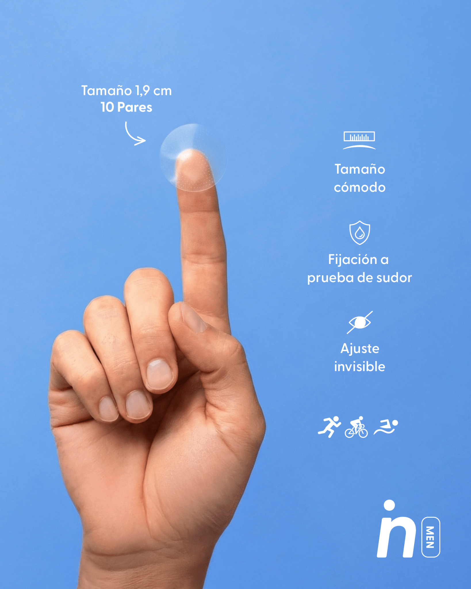 Kit Cubrepezones Pareja: Anti - Roce (Él) + Sin Adhesivo (Ella) - Nipskin® - Nipskin ES