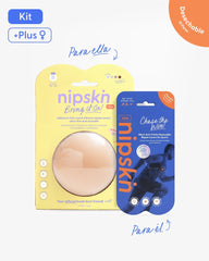 Kit Cubrepezones Pareja: Anti - Roce (Él) + Sin Adhesivo (Ella) - Nipskin® - Nipskin ES