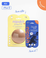 Kit Cubrepezones Pareja: Anti - Roce (Él) + Sin Adhesivo (Ella) - Nipskin® - Nipskin ES