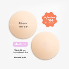 Kit Cubrepezones Pareja: Anti - Roce (Él) + Sin Adhesivo (Ella) - Nipskin® - Nipskin ES
