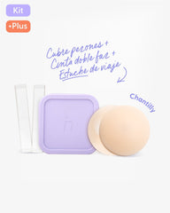 Kit de Pezoneras de Silicona, Cinta para Ropa y Estuche - Nipskin® - Nipskin