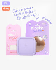 Kit de Pezoneras de Silicona, Cinta para Ropa y Estuche - Nipskin® - Nipskin
