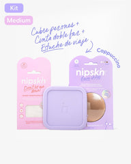 Kit de Pezoneras de Silicona, Cinta para Ropa y Estuche - Nipskin® - Nipskin