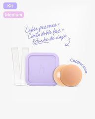 Kit de Pezoneras de Silicona, Cinta para Ropa y Estuche - Nipskin® - Nipskin