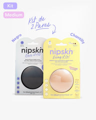 Kit Pezoneras Sin Adhesivo + Pezoneras Negras | Nipskin® - Nipskin ES