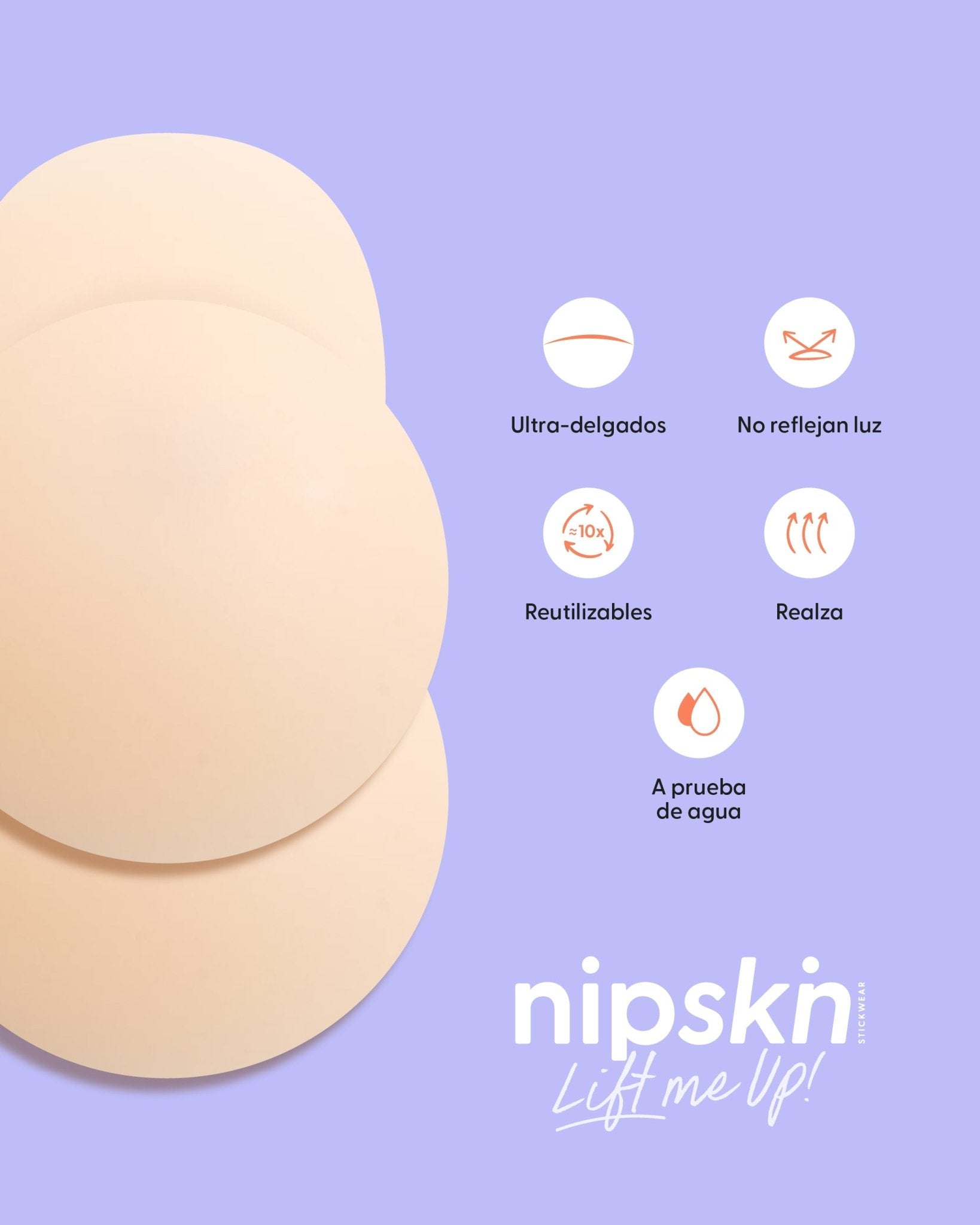 Kit x2 Copas Adhesivas de Silicona - Nipskin® - Nipskin ES