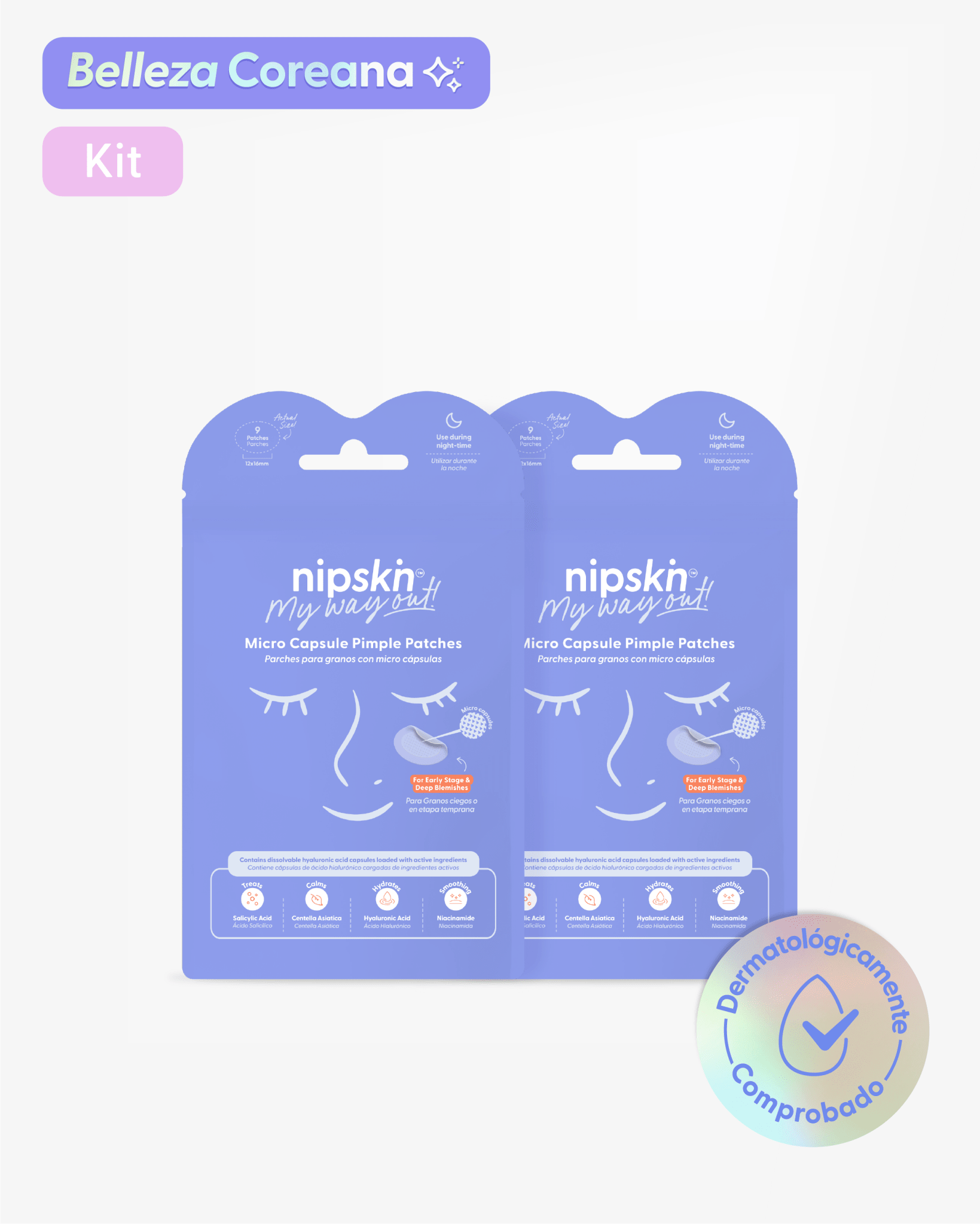 Parches con Ácido Salicílico x2 - Nipskin® - Nipskin ES