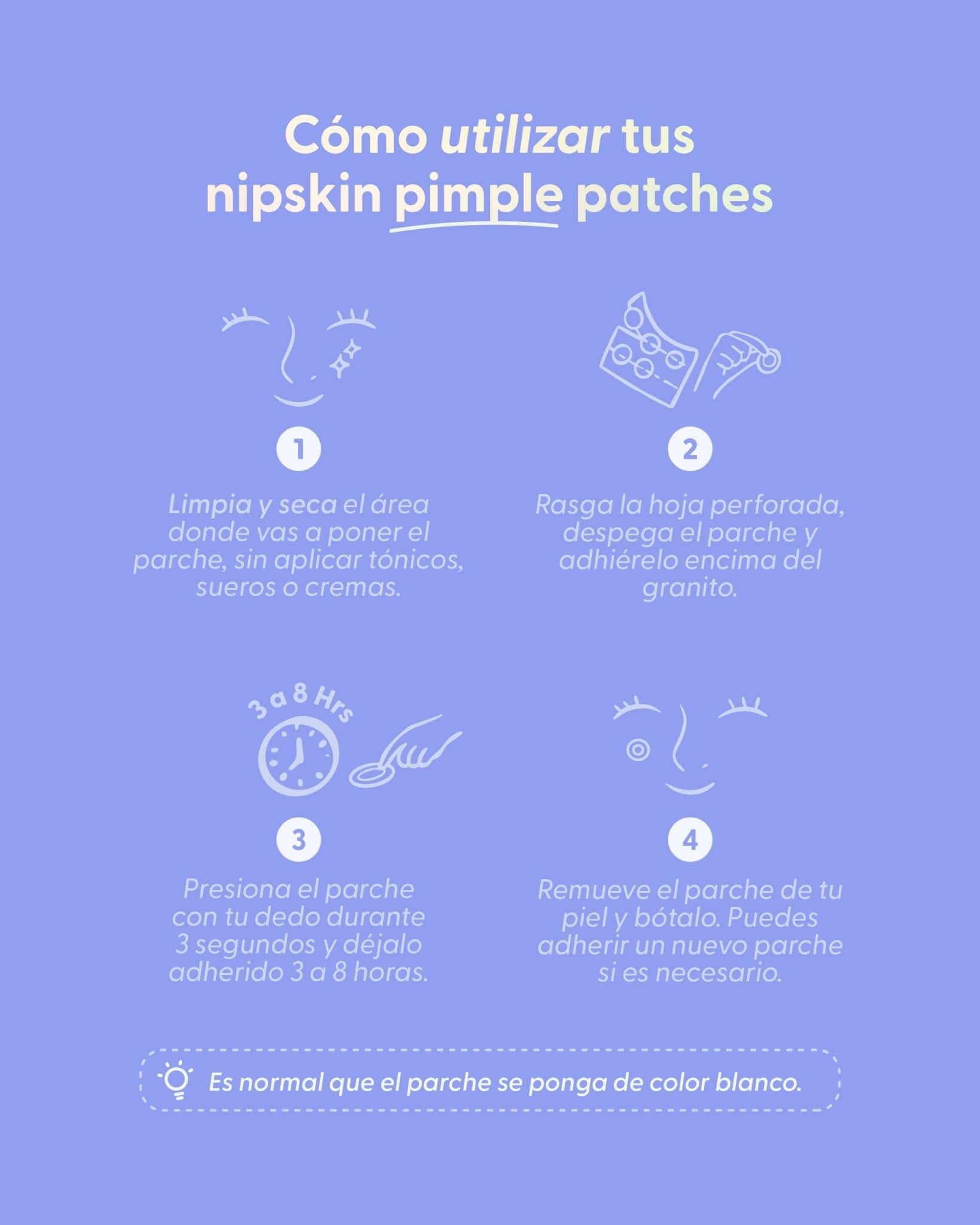 Parches de Hidrocoloide para Granitos - Nipskin®