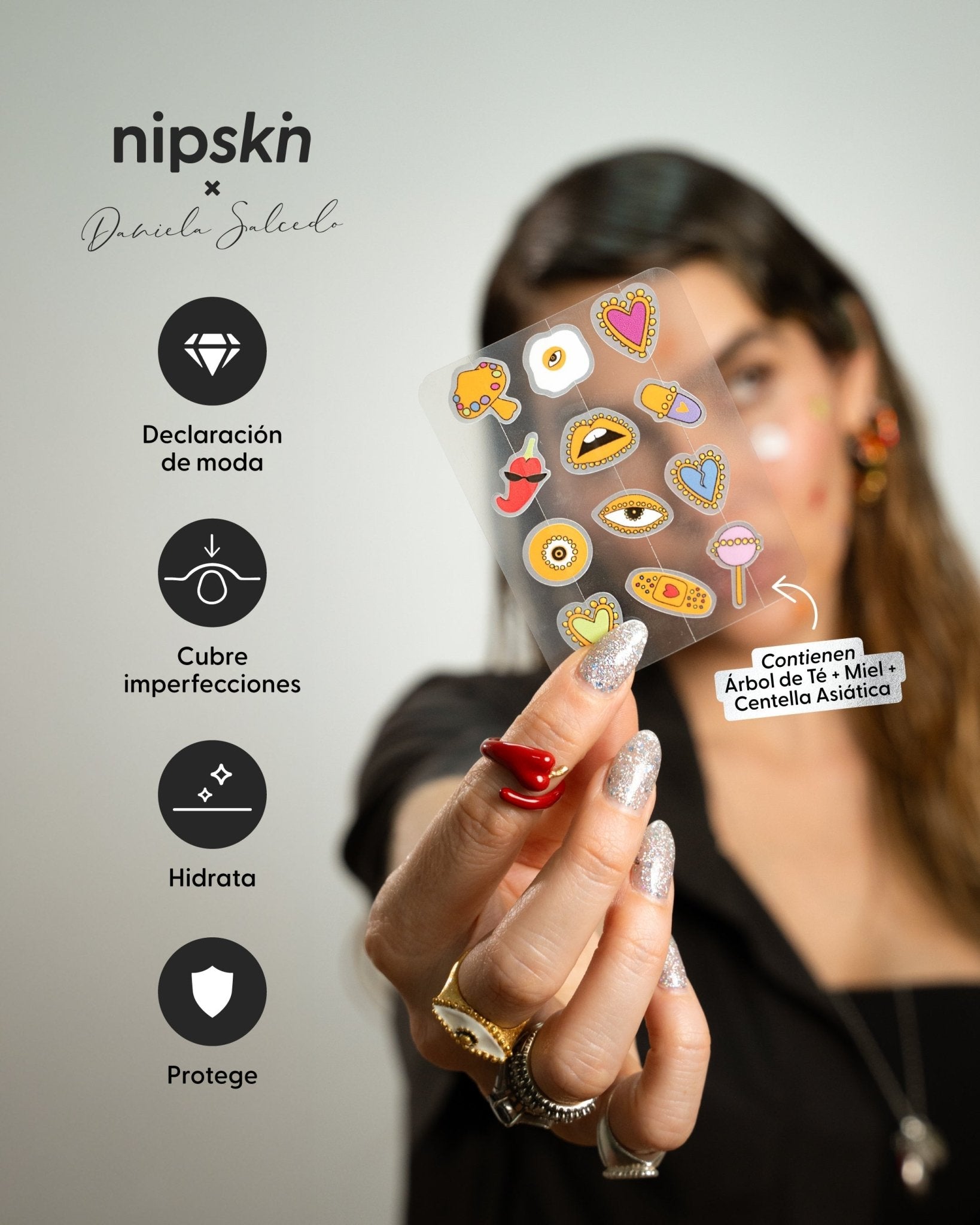 Parches para Granitos Eye - Conic – Daniela Salcedo x Nipskin® - Nipskin ES