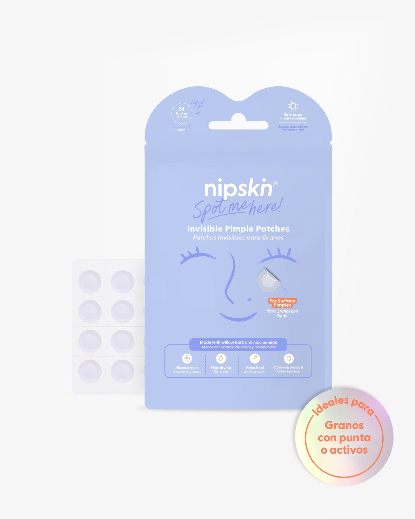 Parches para Granos, Pimple Patches - Nipskin® - Nipskin