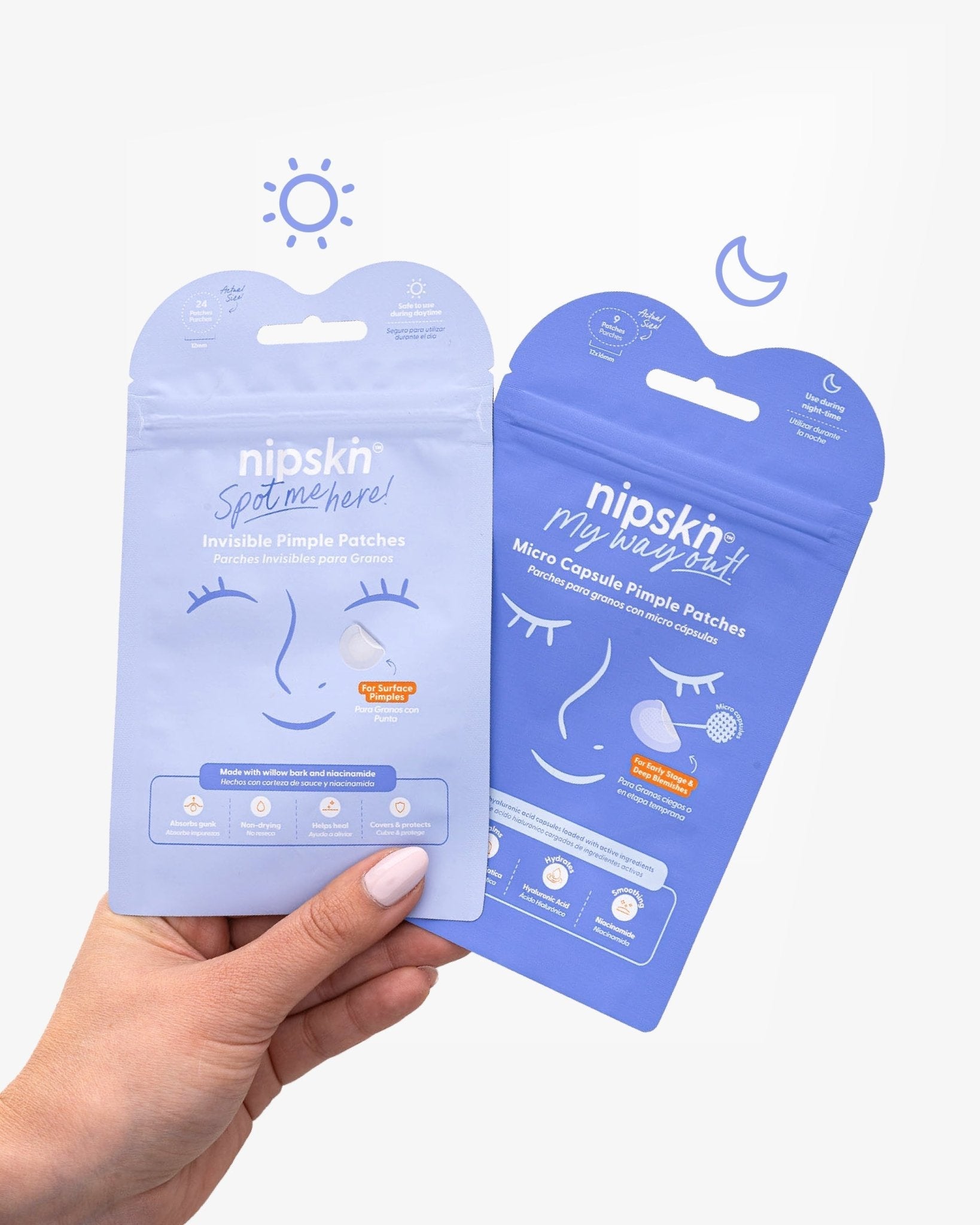 Parches para Granos, uso de noche - Nipskin® - Nipskin