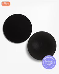 Pezoneras Negras de Silicona - Nipskin® - Nipskin