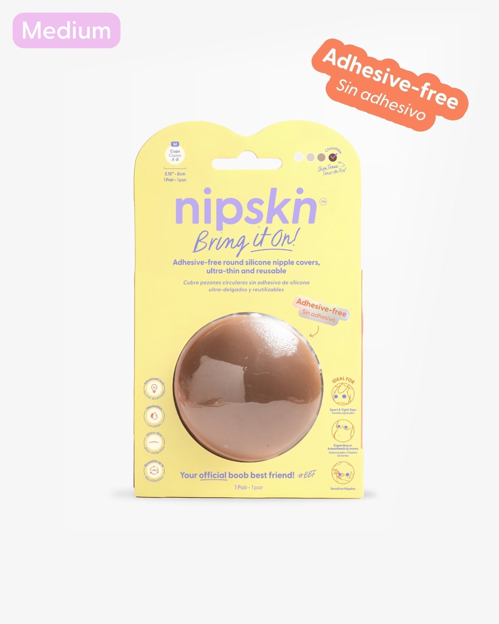 Pezoneras Sin Adhesivo Reutilizables, Bring It On | Nipskin® - Nipskin ES
