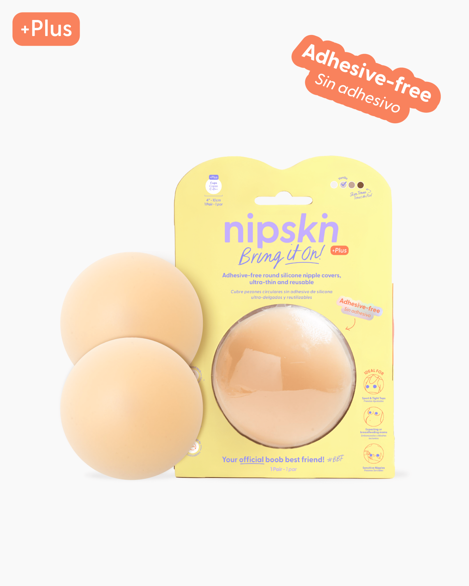 Pezoneras Sin Adhesivo Reutilizables, Bring It On | Nipskin® - Nipskin ES