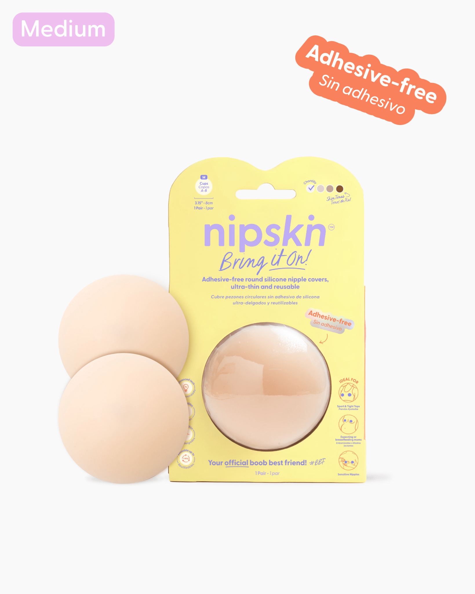 Pezoneras Sin Adhesivo Reutilizables, Bring It On | Nipskin® - Nipskin ES