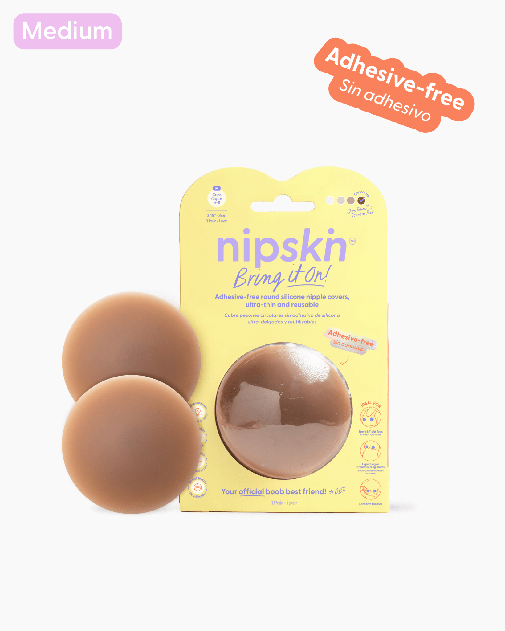 Pezoneras Sin Adhesivo Reutilizables, Bring It On | Nipskin® - Nipskin ES