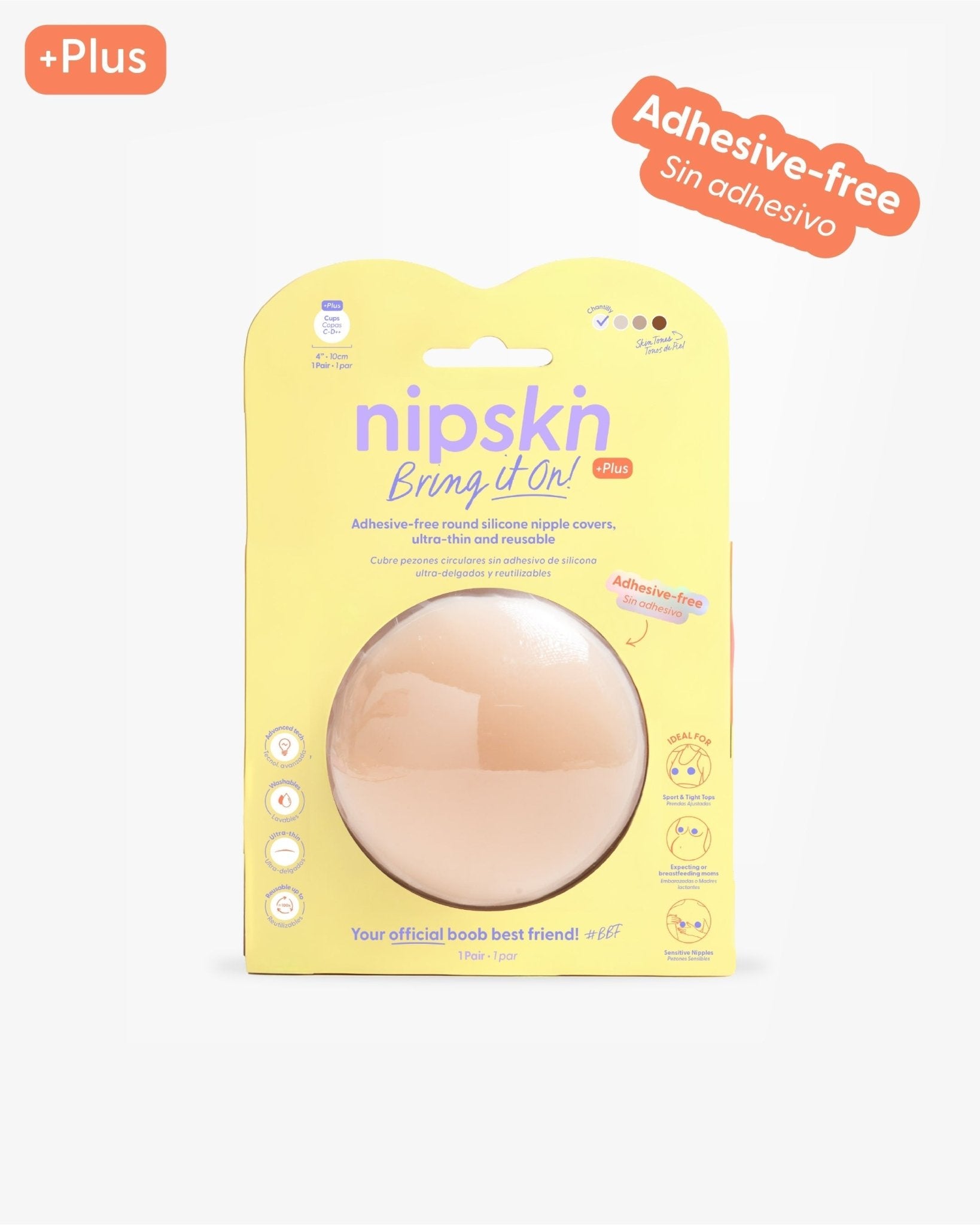 Pezoneras Sin Adhesivo Reutilizables, Bring It On | Nipskin® - Nipskin ES