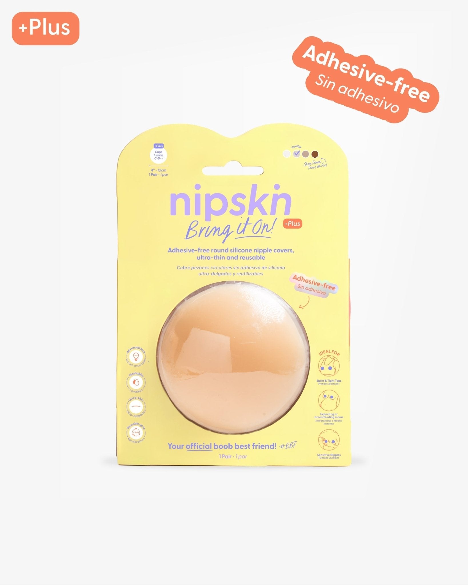 Pezoneras Sin Adhesivo Reutilizables, Bring It On | Nipskin® - Nipskin ES