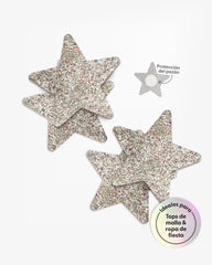 Star Of The Night Glow - Stickers para cubrir los pezones de un solo uso - Nipskin