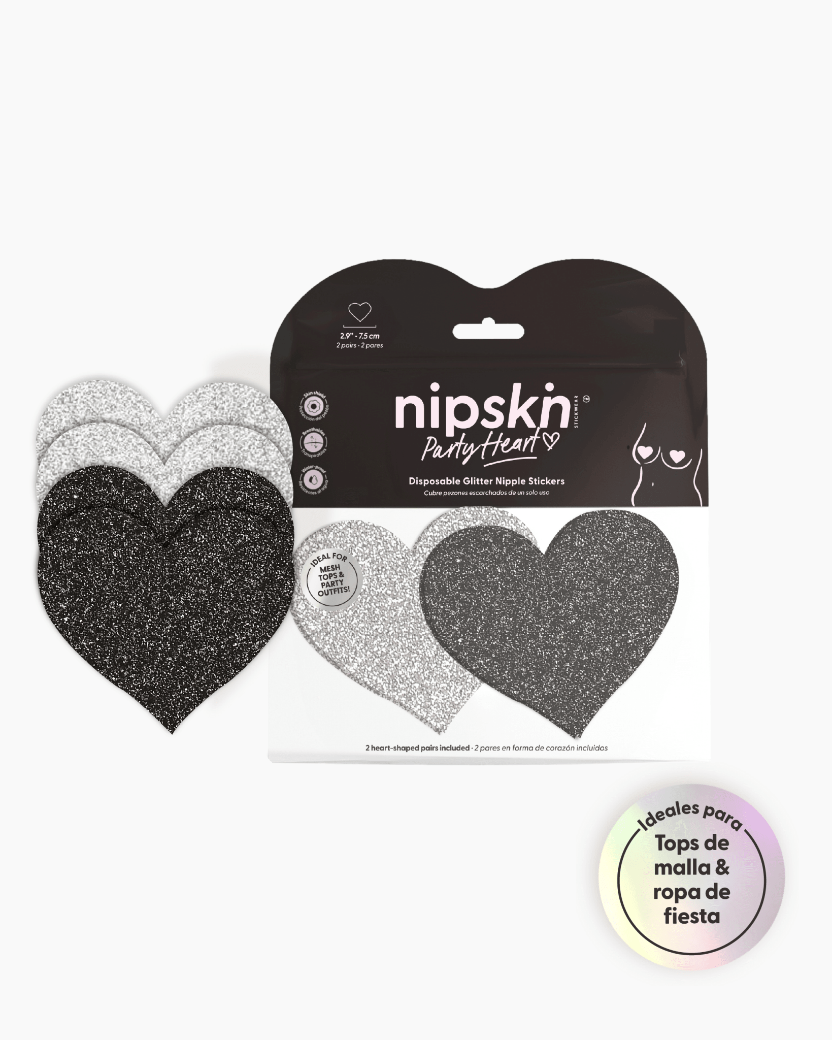 Tapapezones de un solo uso Party Heart - Nipskin® - Nipskin ES